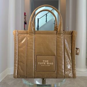 🌟SOLD🌟 NWT Marc Jacobs Shiny Crinkled Calfskin The Tote Bag